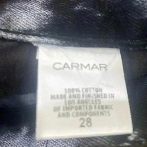 Carmar Beatriz Bleach Denim Skirt Size 28 - Picture 5 of 8